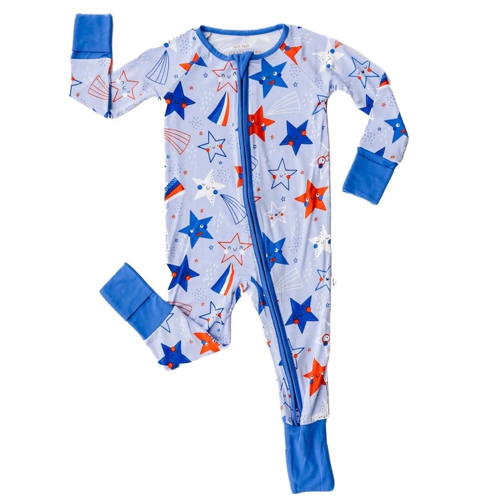 Little Sleepies Blue Stars and Stripes